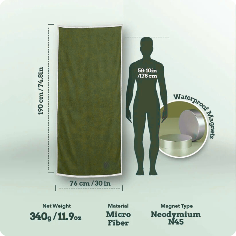 TOWELEVO-Magnetic Towel